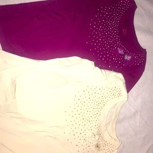 2 super Cute & Fun Girls Shirts